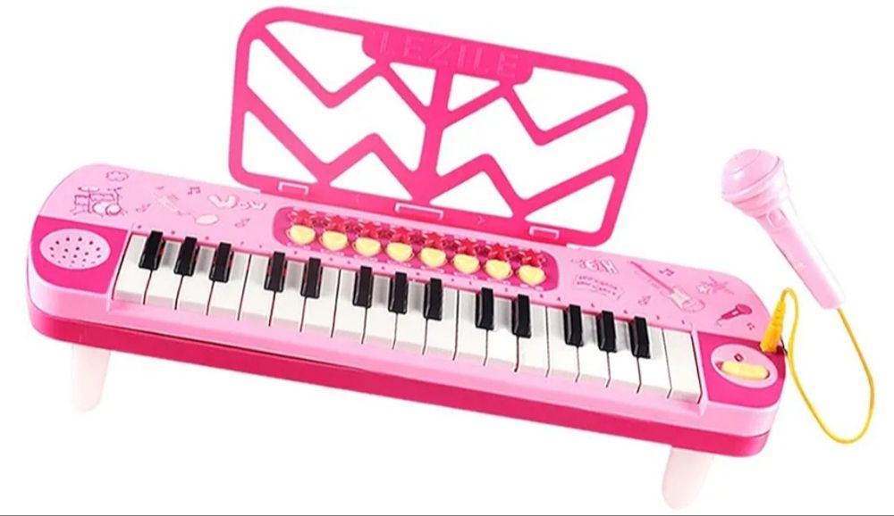 Детски синтезатор с микрофон