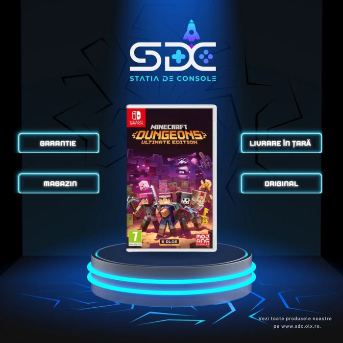 Minecraft Dungeons Nintnedo Switch - Cartus SDC