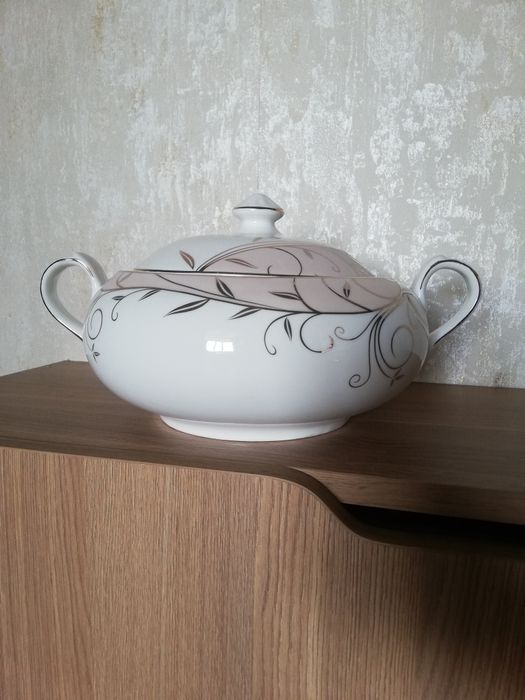 Кастрюля, фарфоровая, многофункциональная