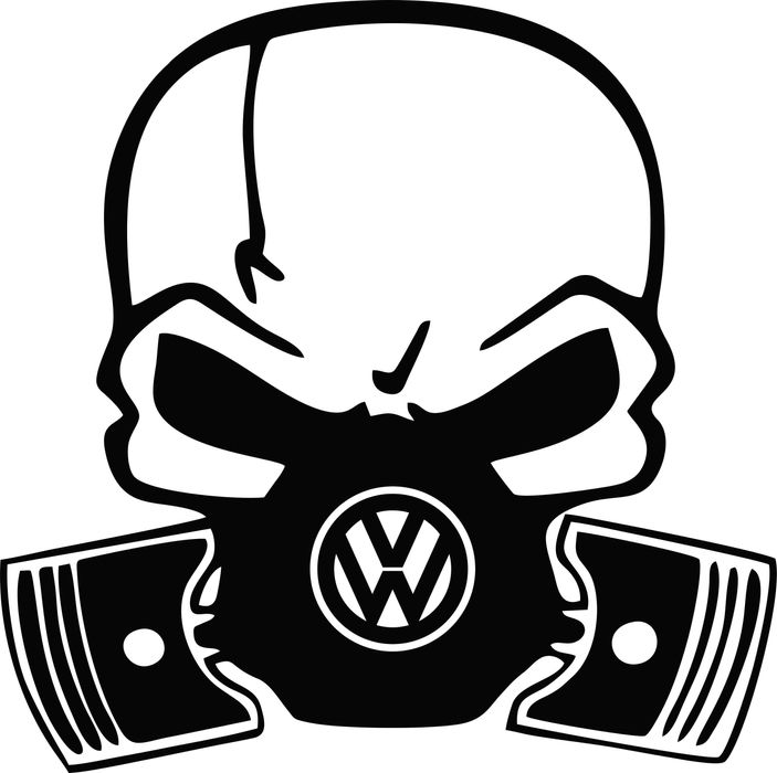 Стикер Череп универсален стикер VW стикер BMW Стикер Мерцедес Стикер