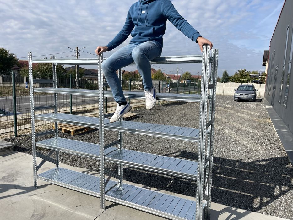 Rafturi METALSISTEM super 123 zincate ,Italia ,pt garaj,beci