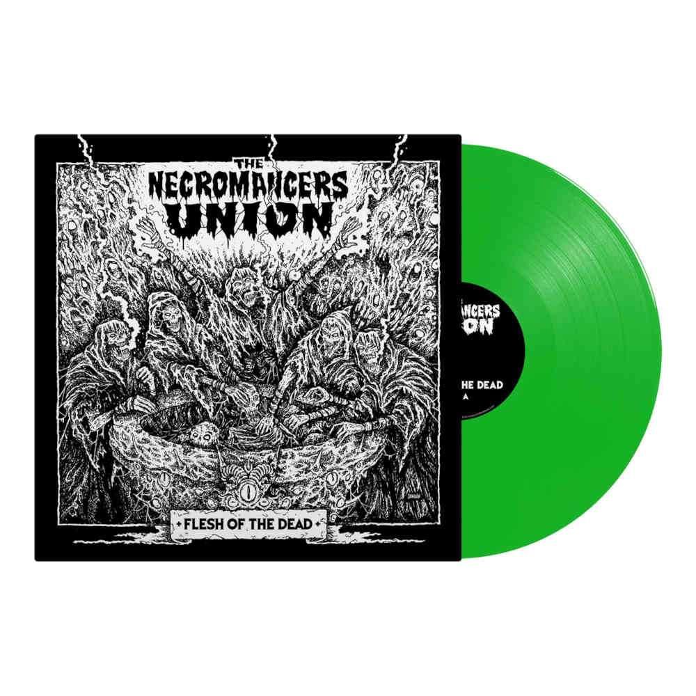 The Necromancers Union - Flesh Of The Dead - Neon Green VINYL
