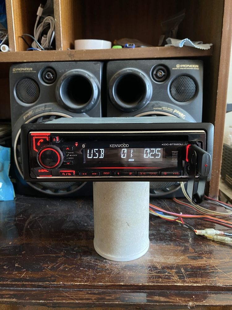 KENWOOD KDC-BT520U - BLUETOOTH, USB, CD mp3 плеър за кола сд радио