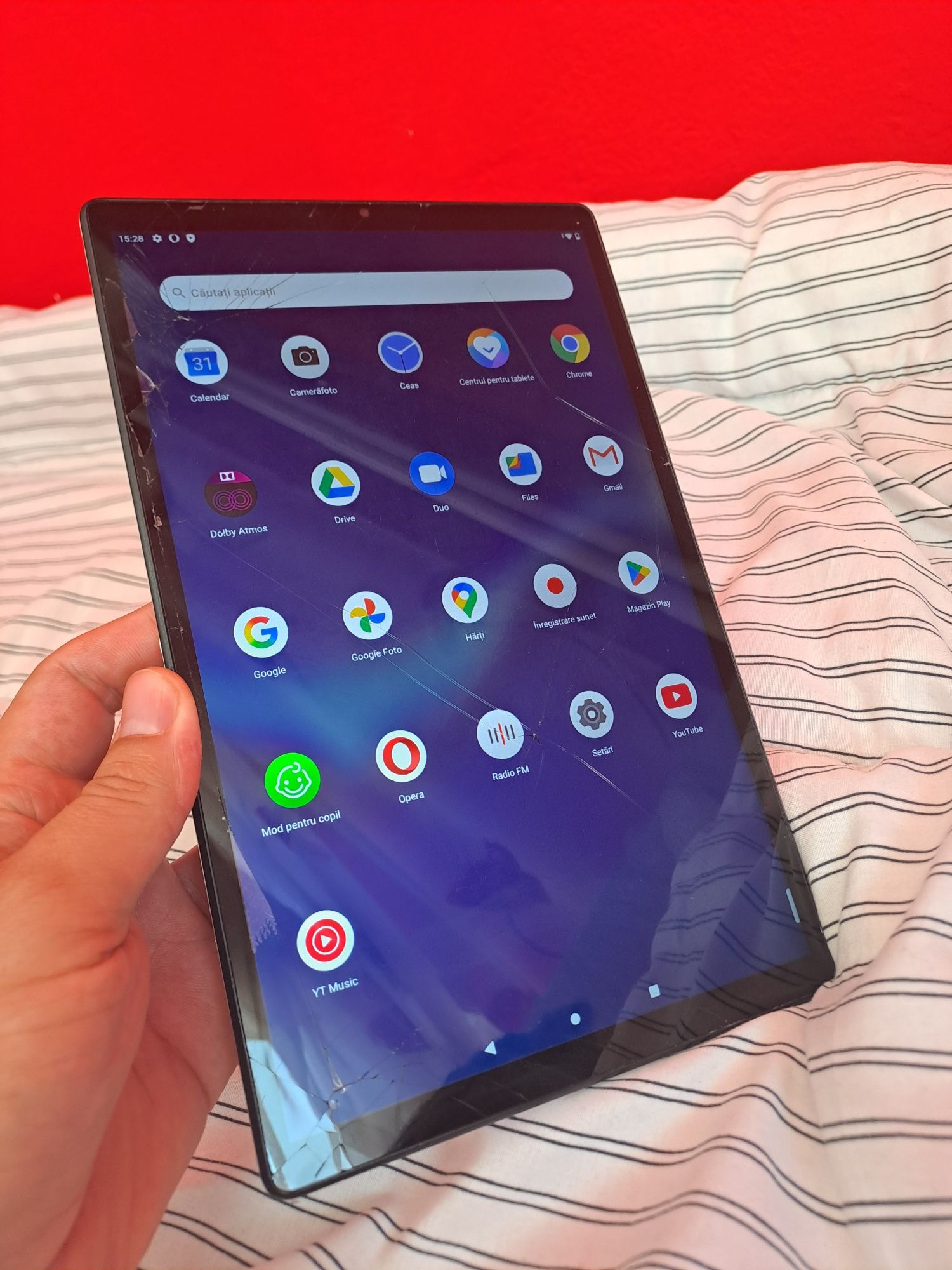 Tableta lenovo Smart Tab M10 FHD plus 10 inch 2nd Gen Cu Sim Fisurata