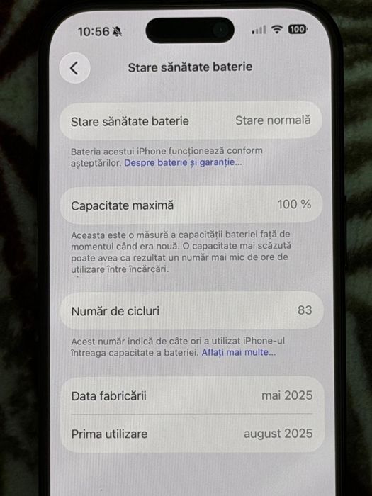 Vând iPhone 16 pro 1 TB