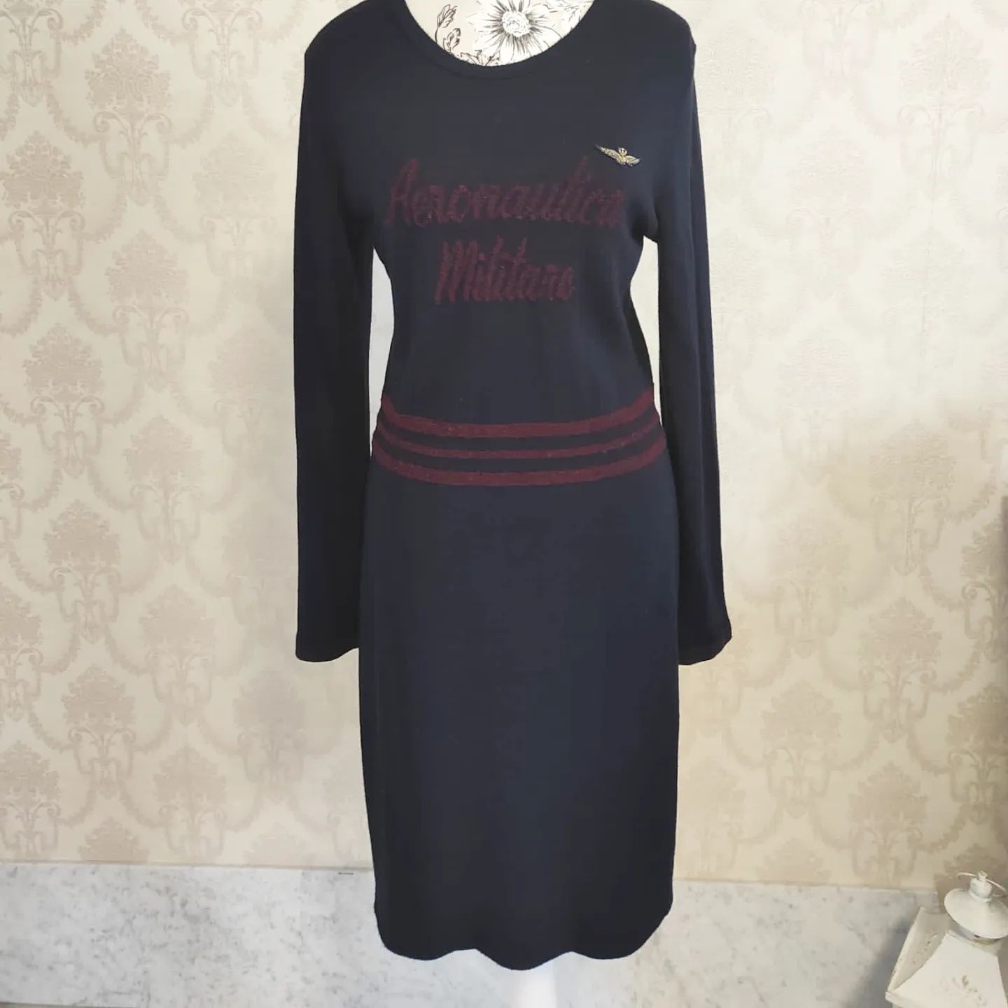 Rochie Aeronautica Militare ,originala ,tricot