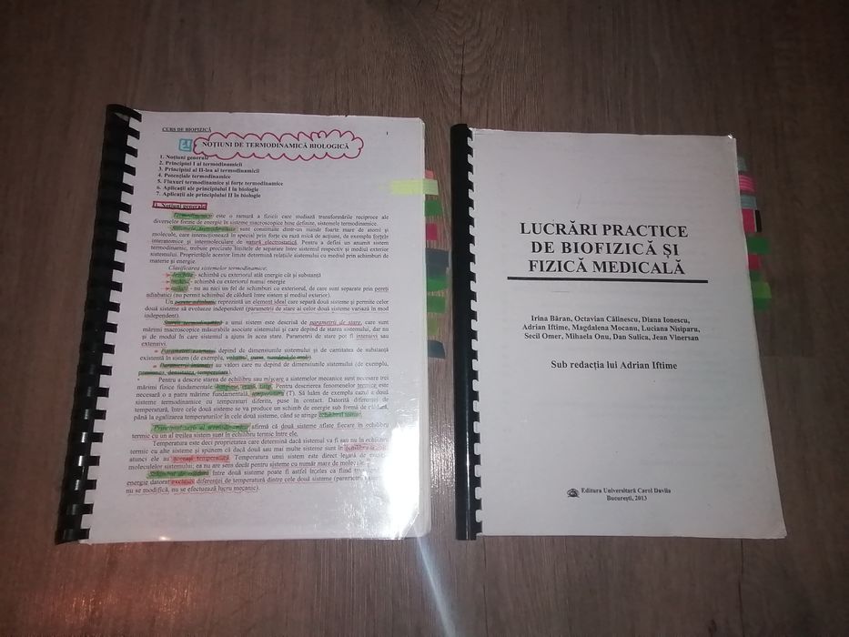 Vând cărți pentru Umf București.