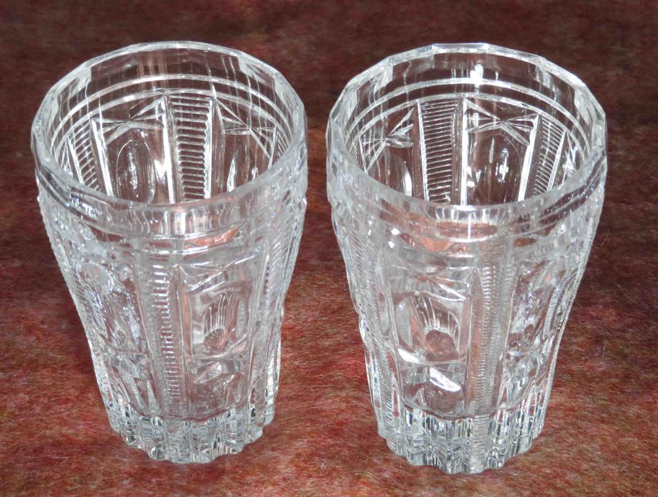 Вазы хрустальные советские разные