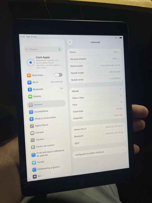 Ipad gen 9 de 10.2 inch 64 gb libera de icloud