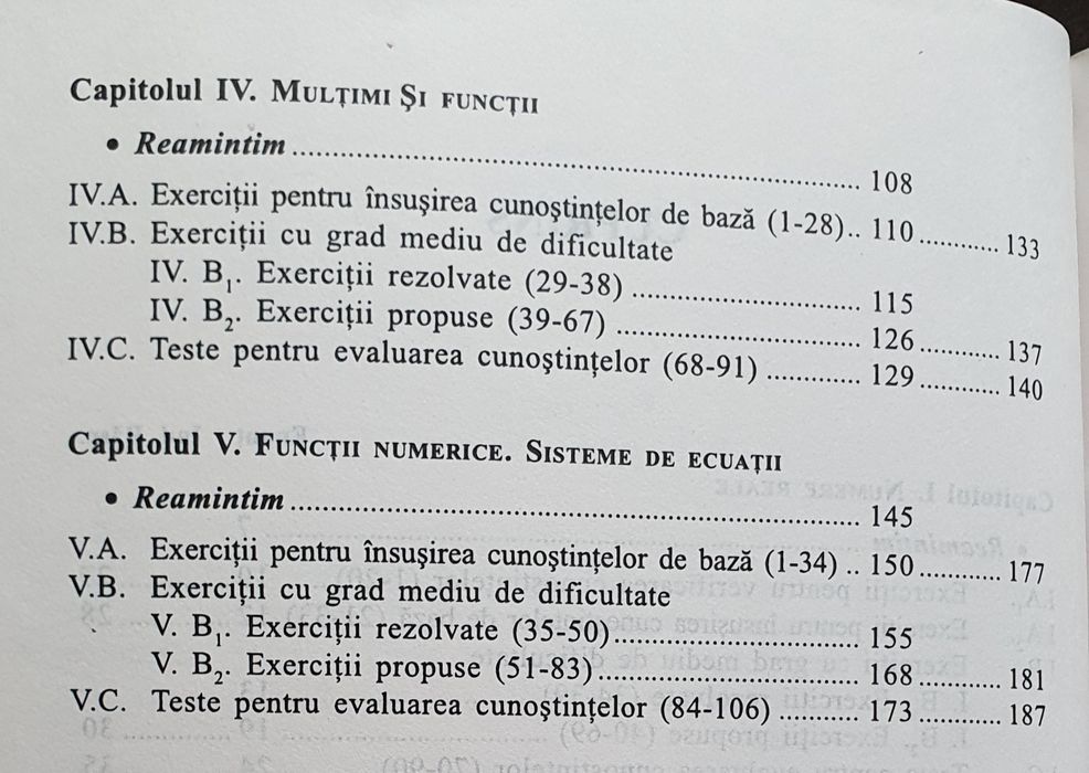 Set carti matematica fizica chimie informatica