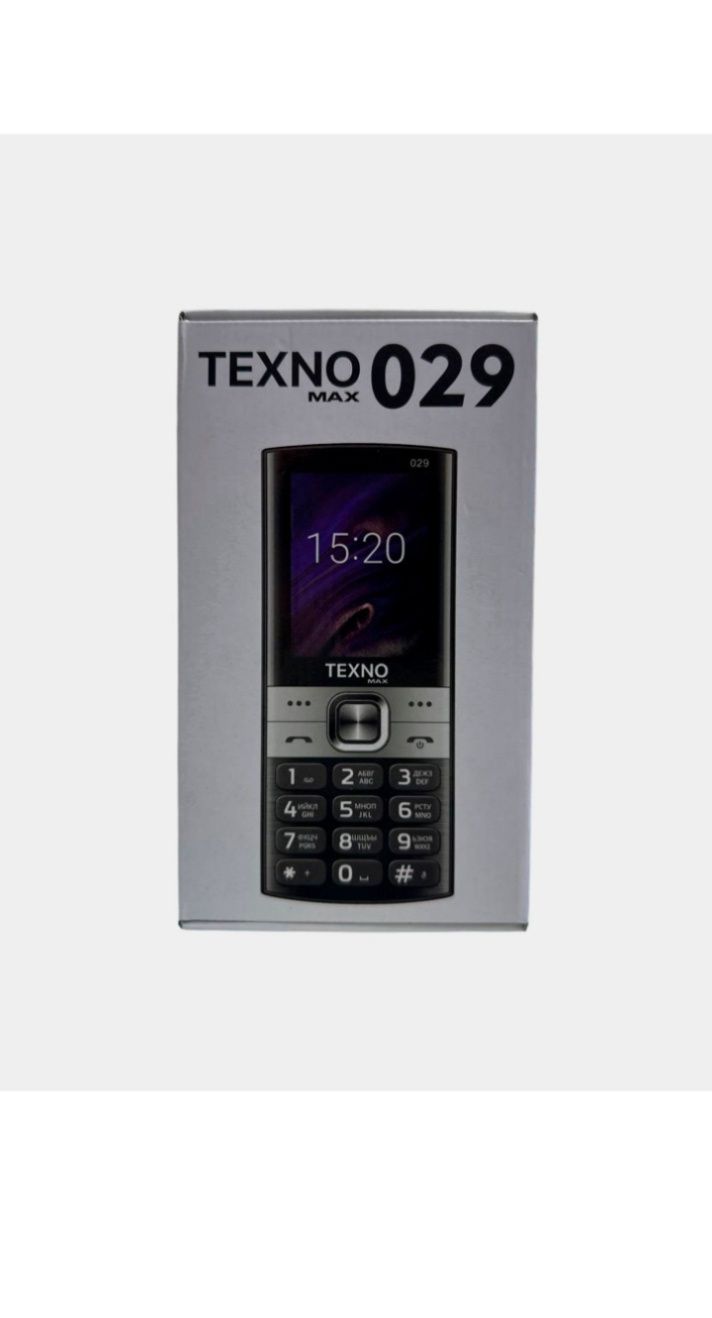 Texno Max 029 – Ish uchun ideal telefon!
Yangi! Qadoqda!
Kamerasi yo‘q