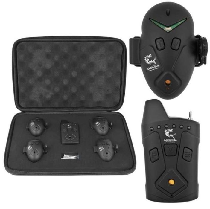 Set Dunare RF5618 cu 4 avertizoare wireless cu vibratie + receptor.