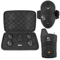 Set Dunare RF5618 cu 4 avertizoare wireless cu vibratie + receptor.