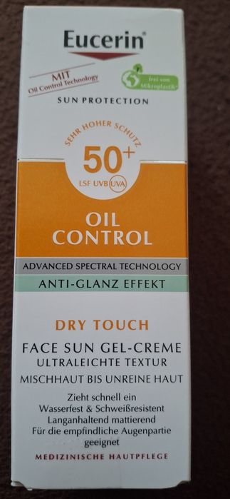 Eucerin Sun Oil Control Dry Touch Gel-cream SPF50+