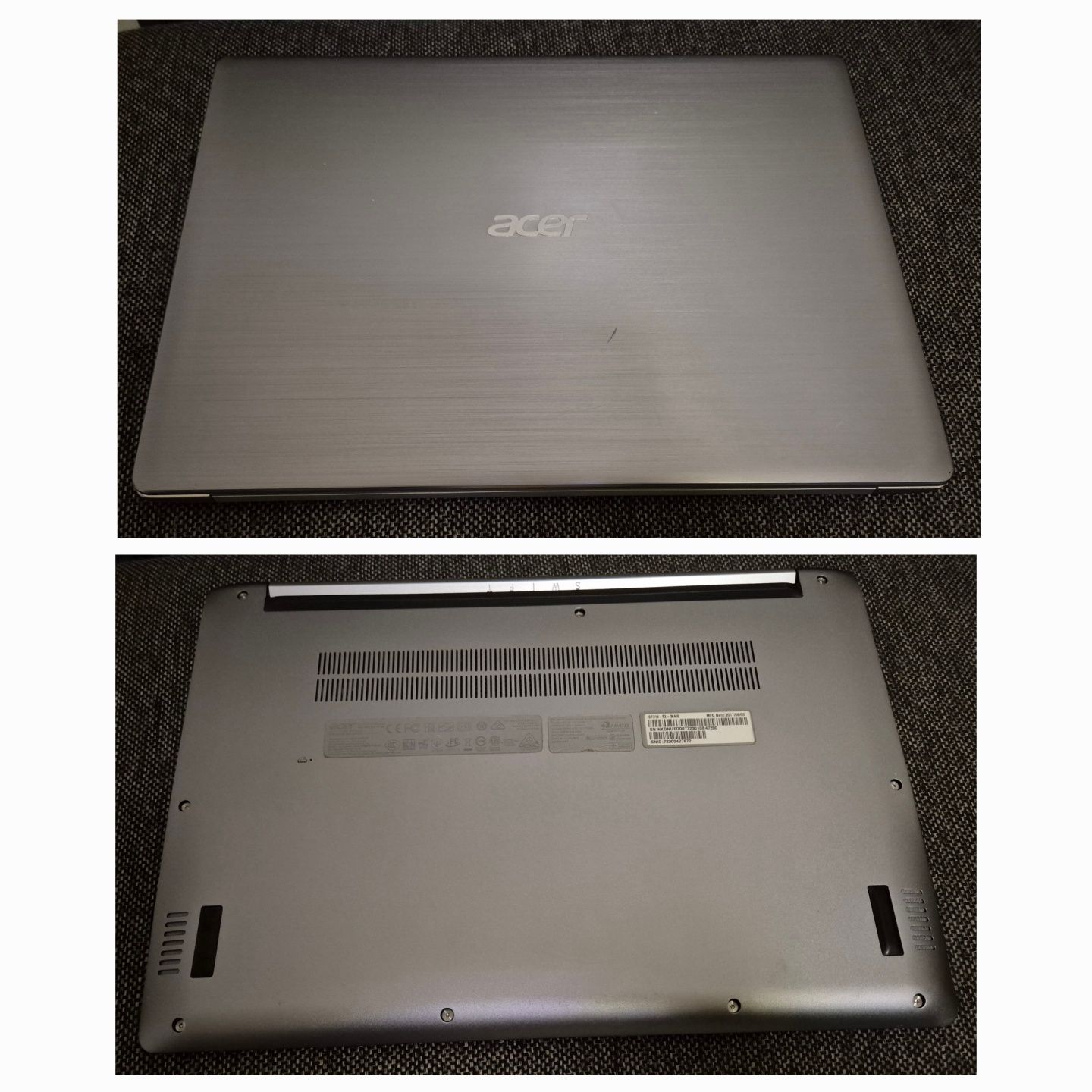vand laptop Acer Swift SF314-52..14"FH..i3 7100..Ssd 128 Gb.Slim.Metal