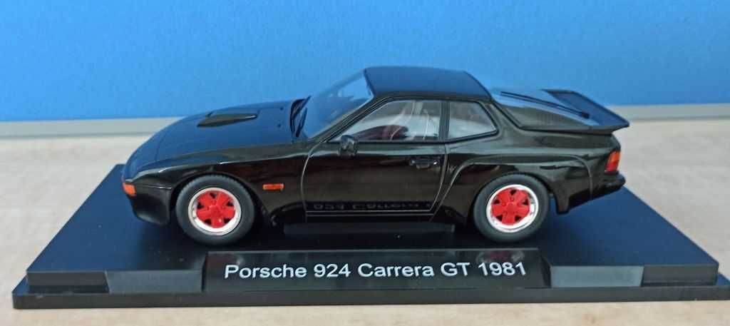 Macheta Porsche 924 Carrera 1981 negru - MCG 1/18