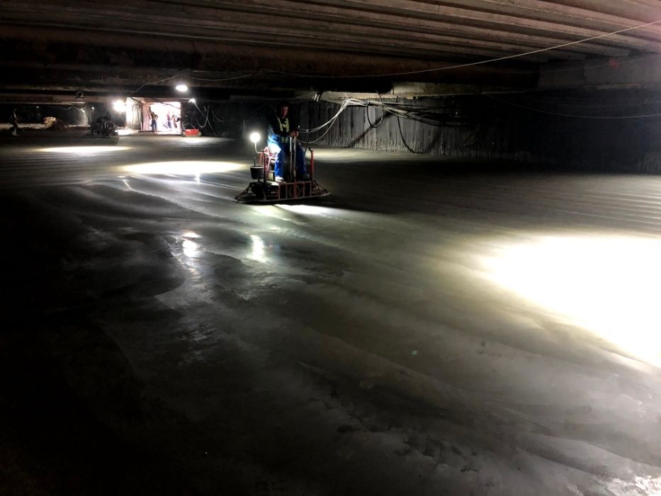Beton elicopterizat, Pardoseli industriale