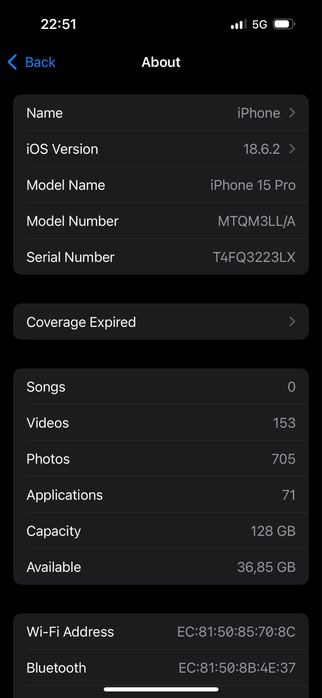 iPhone 15 Pro eSIM КАТО НОВ!