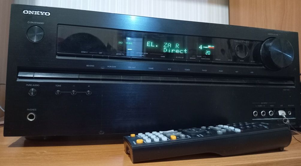 Ресийвър Onkyo USB HDMI с дистанционно