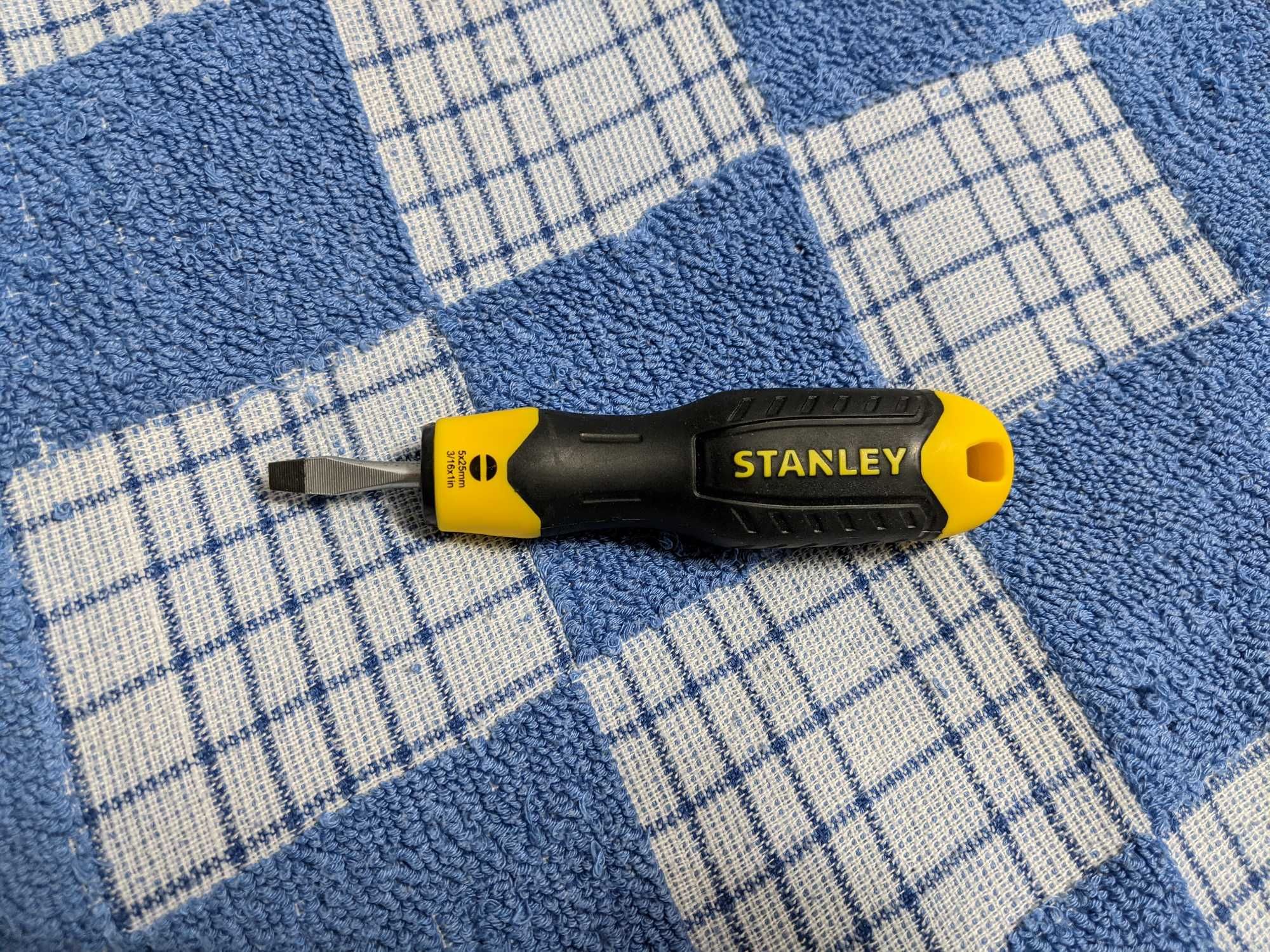 Отвертка Stanley, стэнли отвертка 5x25mm, прямой шлиц, инструмент