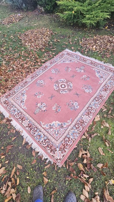 2 covoare persane roșii, model floral, 170x230 cm – stare foarte bună