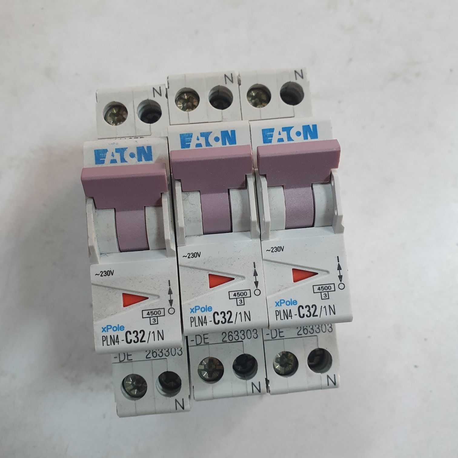Sigurante Eaton 32A p+n