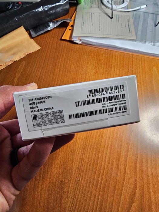Смартфон Samsung Galaxy A14, 64GB, 4GB RAM, 4G, Black