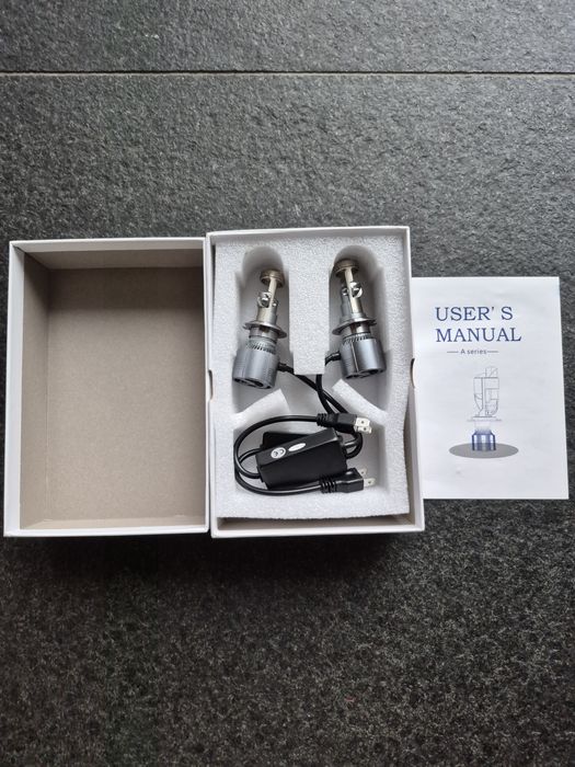 Becuri tuning led H7 cu lupe