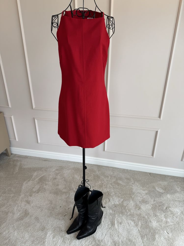 Рокли Zara, тип нощница / червена и синя Zara