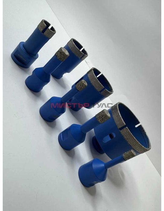 Комплект диамантени боркорони Hegi - 8 части