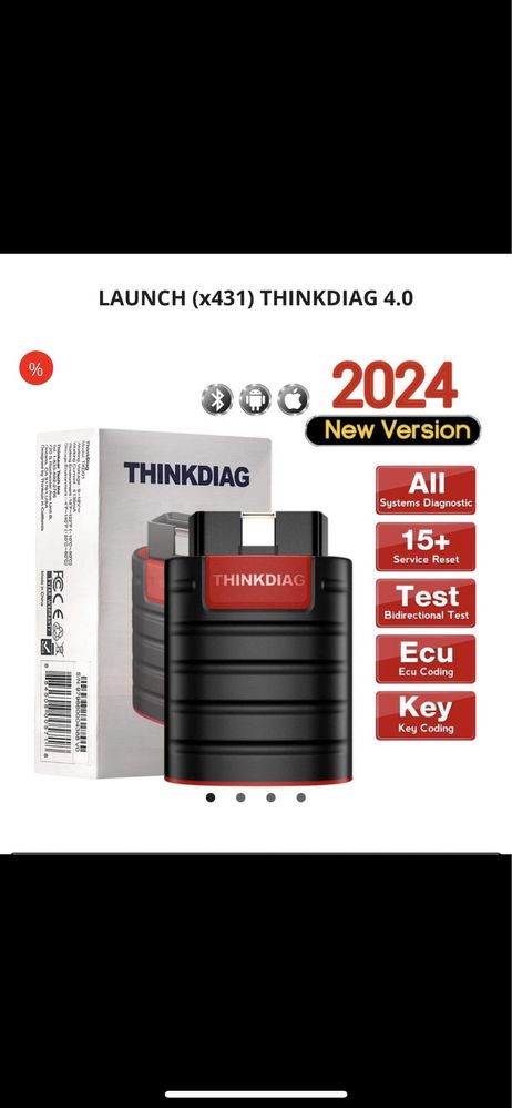 Автодиагностика Launch x431 thinkdiag
