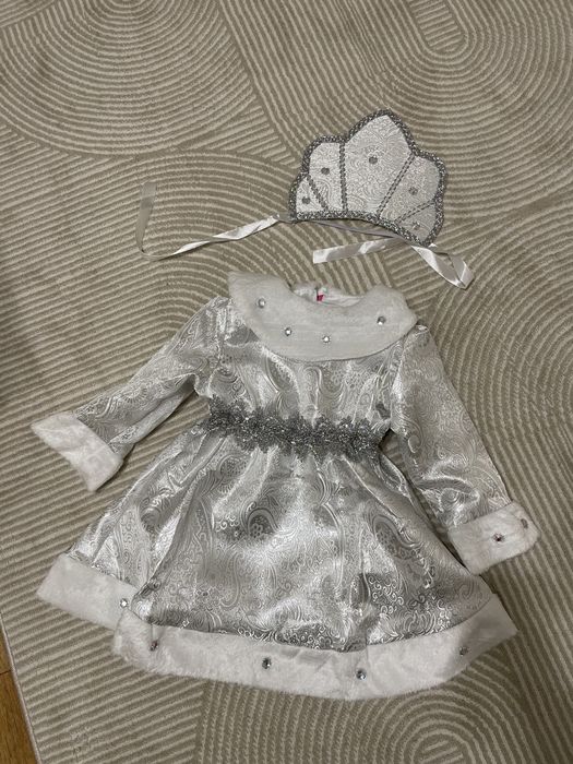 Костюм снегурочки новогодний, на новый год костюм