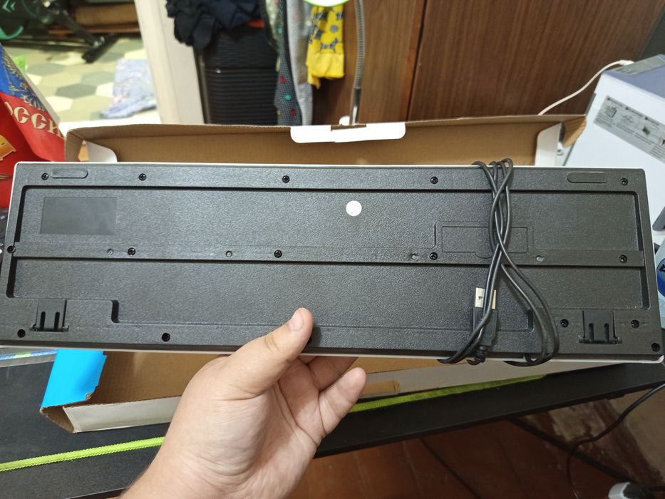 Клавиатура мембранная и мышка