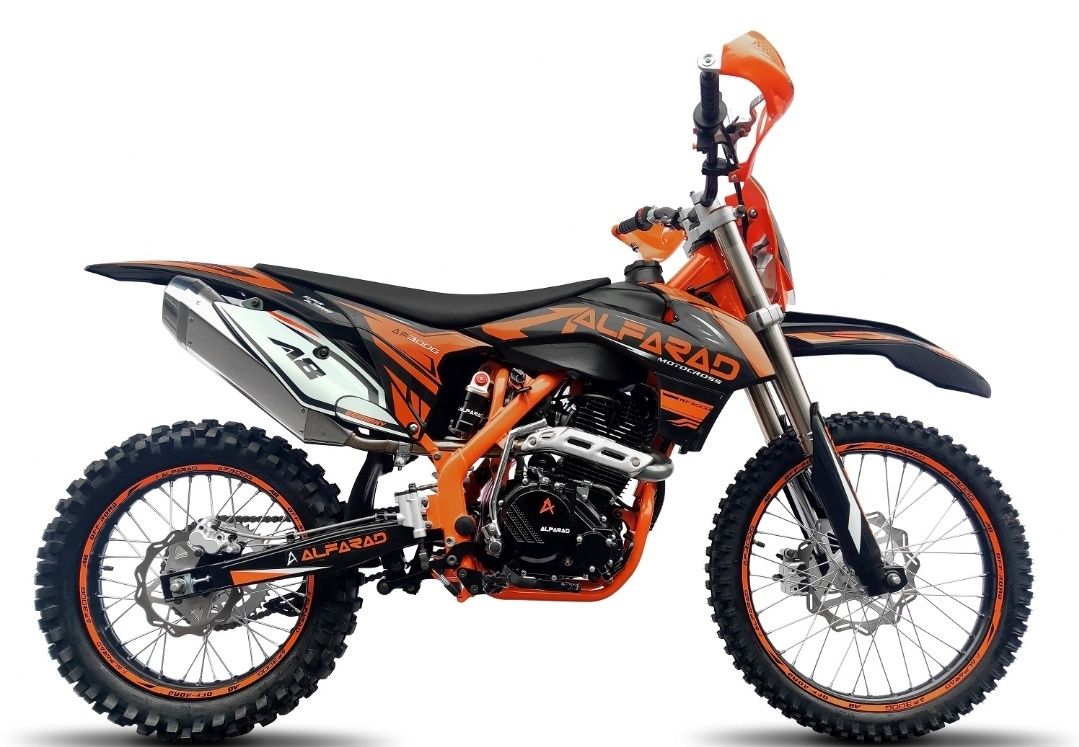 Cross Dirt Bike Enduro Alfarad A8 de 300cc 22/18 inch