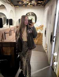 Продам трендовую юбку леопард 44-46р