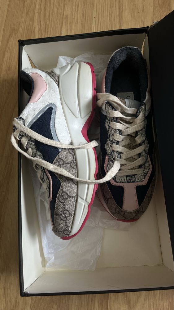 Gucci Laiton Pink Sole marimea 39