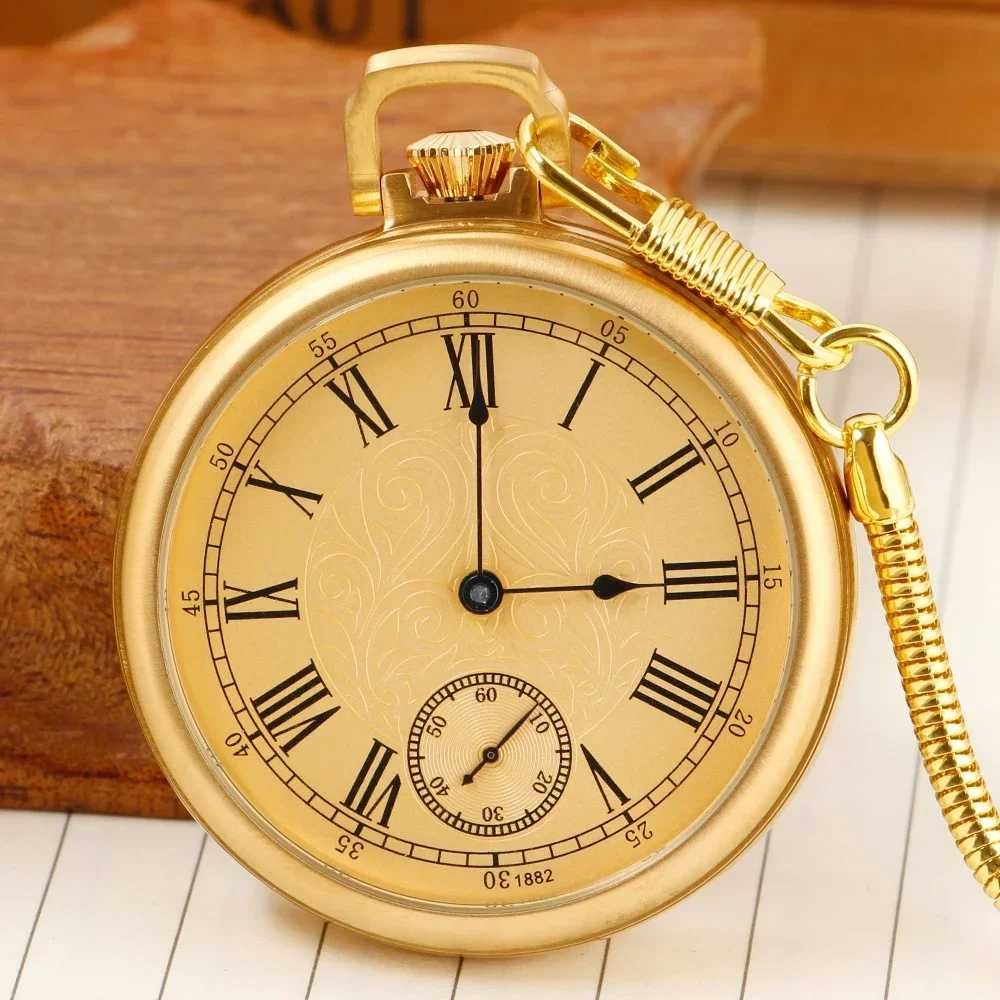 Ceas de buzunar Gold Mecanic Unitas 6497 Imperial 45 mm