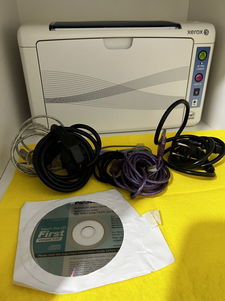 принтер Xerox Phaser 3010 (A4, Лазерный, Монохромный (Ч/Б))