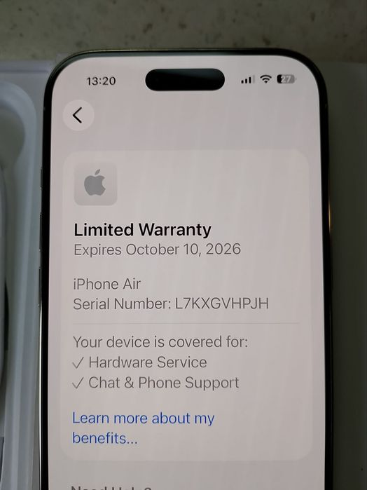 Iphone 17 Air Light Gold 256GB