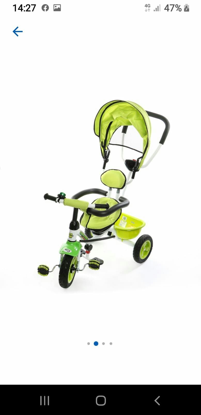 Tricicleta Baby Trike 4 in 1