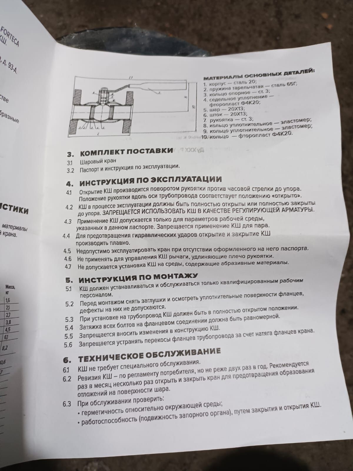 Задвижка полуоборотная