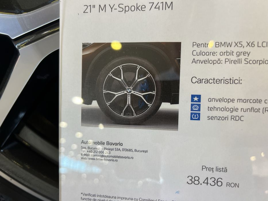 Jante Iarna BMW X6 G06 X5 G05 Msport 741 Anniversary 2latimi 315 35 21