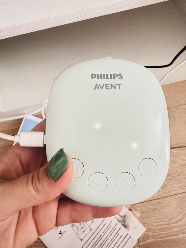 Обява в OLX:  Електрическа помпа за кърма Philips Avent + подаръци