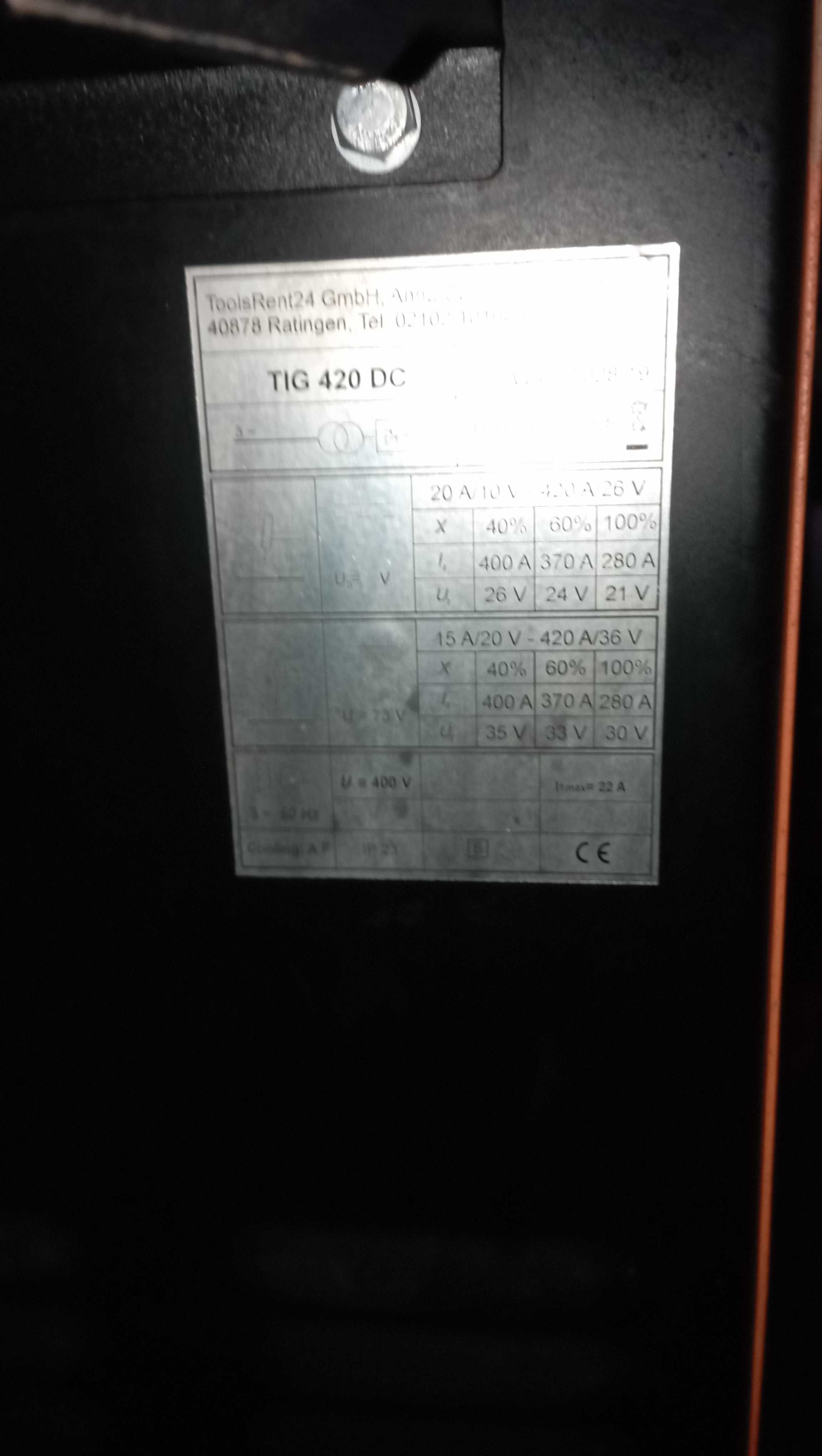 Aparat sudura TIG 420DC trifazat, racire apa.