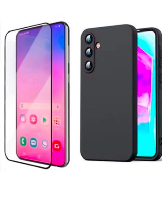 Samsung A12/A13/A14/A15/A16/A17 Pachet Husa Silicon + Folie Sticla 21D