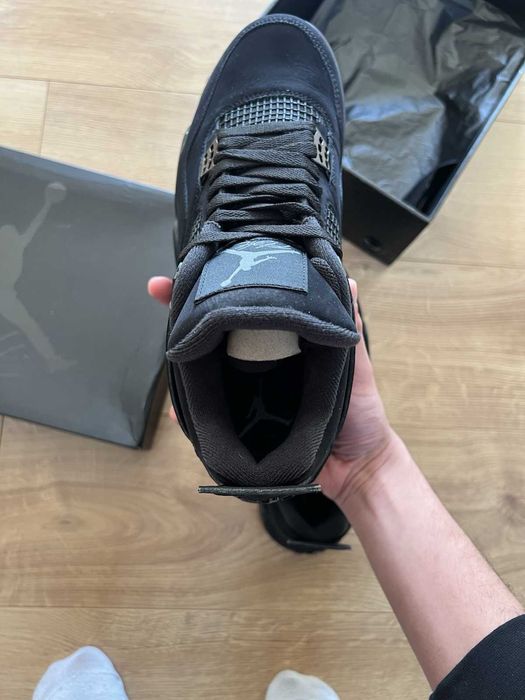 *LIVRARE GRATUITĂ* Jordan 4 Black Thunder Black Cat Nike Air Jordan