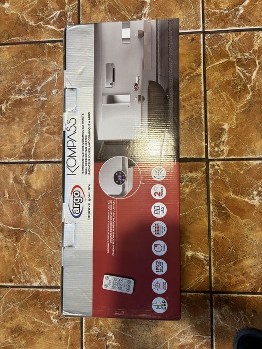 Aeroterma de perete cu rezistenta ceramica