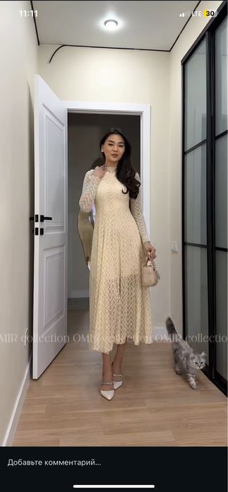 Кружевное платье новое