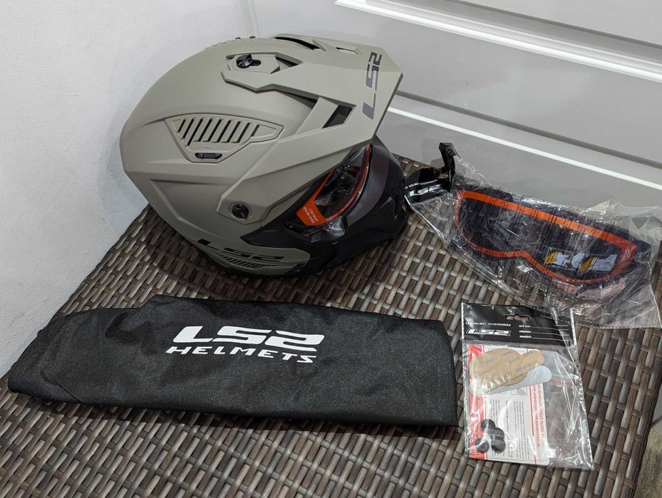 Casca moto scooter /cross LS2 Drifter, marime S - open/full face