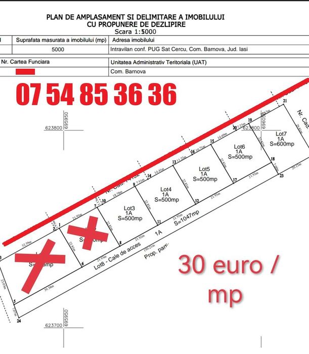 Bucium-Balta Ciurea ,5000MP [16 euro / mp ],6 KM DIN ORAS!